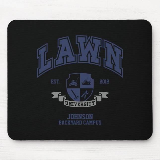 Lawn Mowing Funny Yard Work For Dad Grandpa  Mousepad (Vorne)