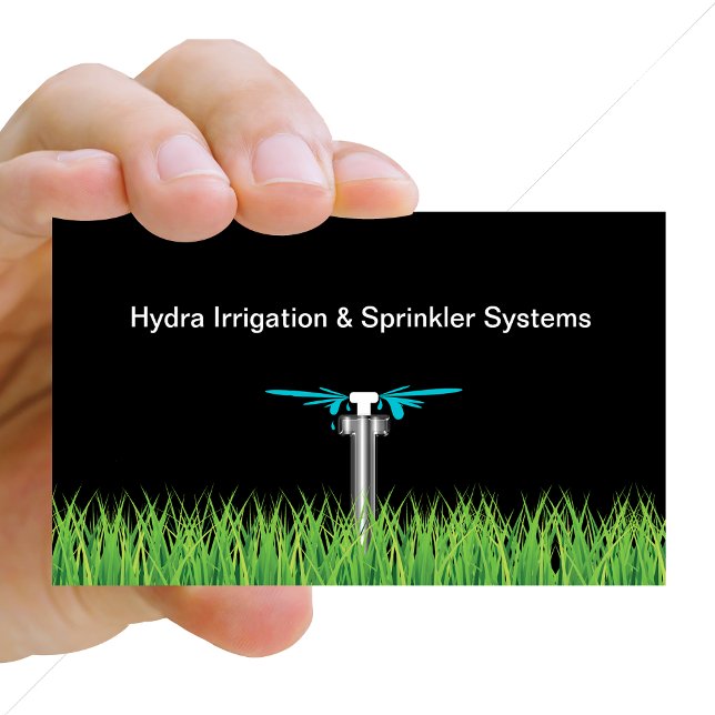 Lawn Sprinkler Bewässerungskarte Visitenkarte (Von Creator hochgeladen)
