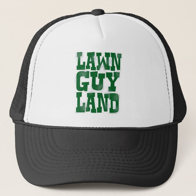Lawn Typ Land Funny Slogan Truckerkappe (Vorderseite)