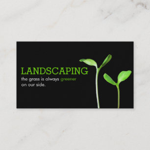 Lawncare landschaftlich gestaltengrünes visitenkarte