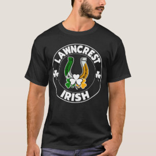 Lawncrest Irisches Hufeisen und Shamrocks St. Padd T-Shirt