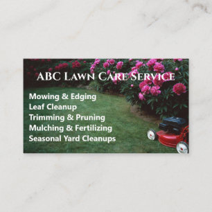 Lawnpro Premium-Service Visitenkarte