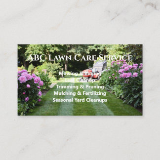 Lawnpro Premium Service Visitenkarte