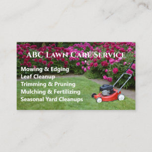 Lawnpro Premium-Service Visitenkarte