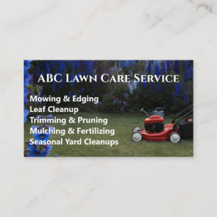 Lawnpro Premium-Service Visitenkarte