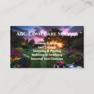 Lawnpro Premium-Service Visitenkarte