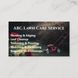 Lawnpro Premium-Service Visitenkarte