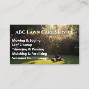 Lawnpro Premium Service Visitenkarte