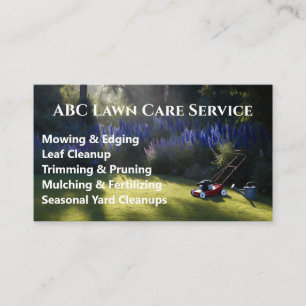 Lawnpro Premium-Service Visitenkarte