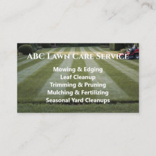 Lawnpro Premium-Service Visitenkarte