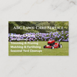 Lawnpro Premium-Service Visitenkarte