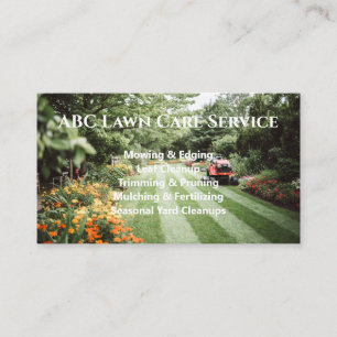 Lawnpro Premium-Service Visitenkarte
