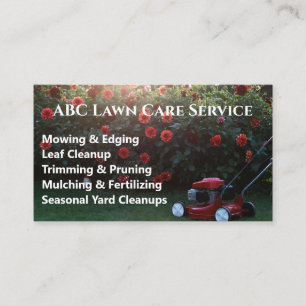 Lawnpro Premium-Service Visitenkarte