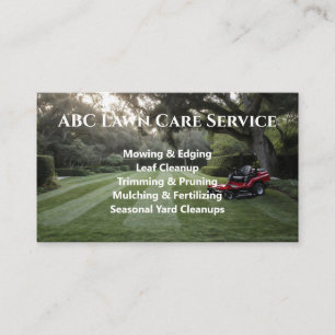 Lawnpro Premium Service Visitenkarte