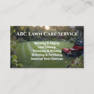 Lawnpro Premium Service Visitenkarte