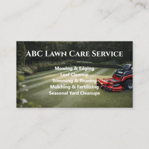 Lawnpro Premium Service Visitenkarte