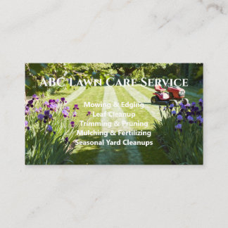 Lawnpro Premium-Service Visitenkarte