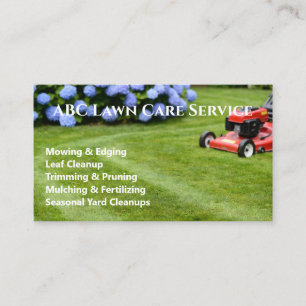 Lawnpro Premium-Service Visitenkarte