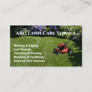 Lawnpro Premium-Service Visitenkarte