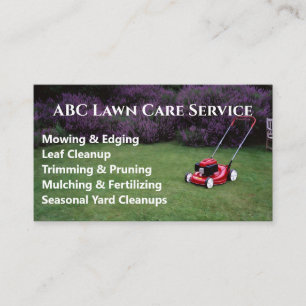 Lawnpro Premium-Service Visitenkarte