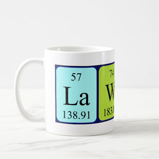 Lawren Periodenname Tasse (Links)