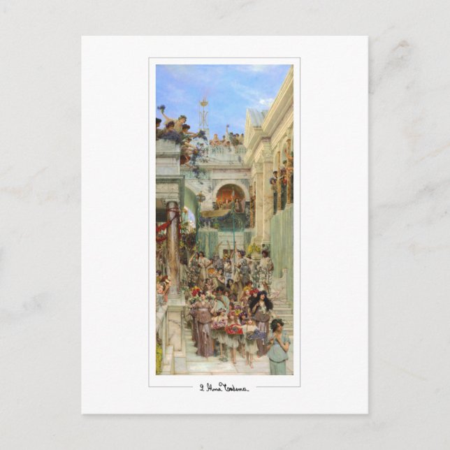 Lawrence Alma-Tadema #15 - Fine Art Postcard Postkarte (Vorderseite)