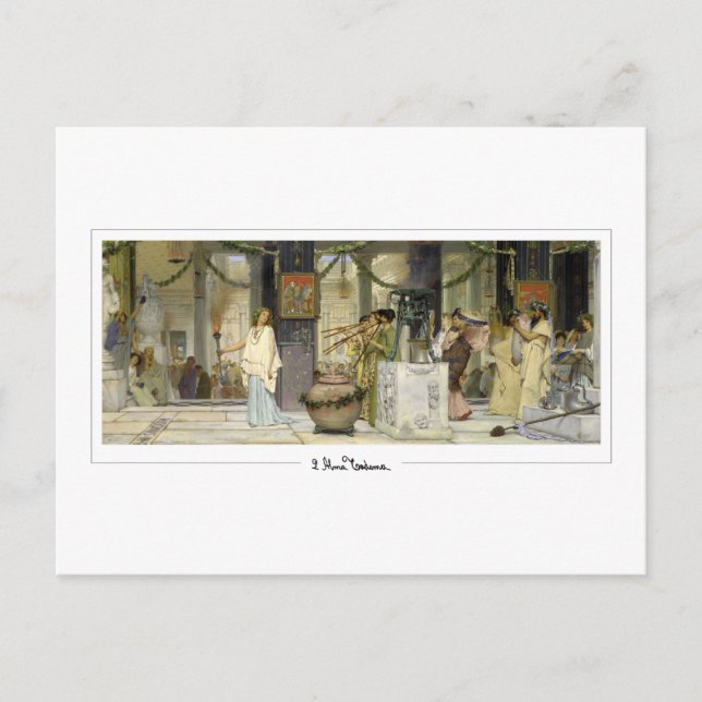 Lawrence Alma-Tadema #3 - Fine Art Postcard Postkarte (Vorderseite)