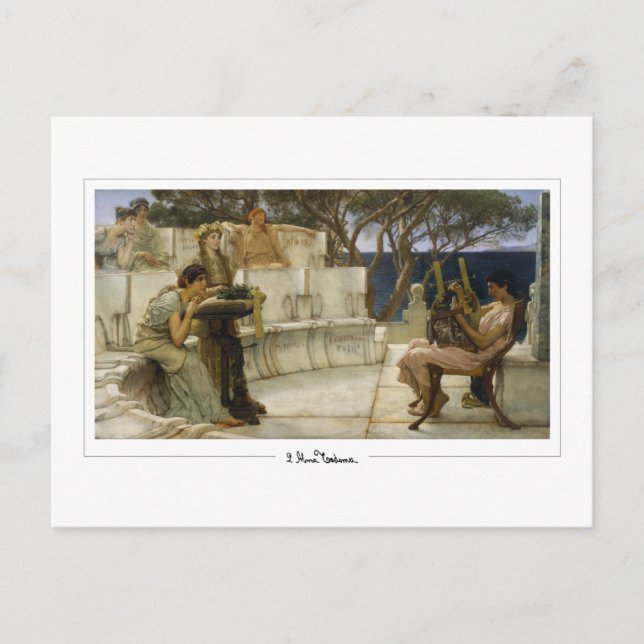 Lawrence Alma-Tadema #5 - Fine Art Postcard Postkarte (Vorderseite)