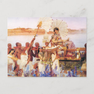 Lawrence Alma Tadema Das Finden von Moses Postkarte