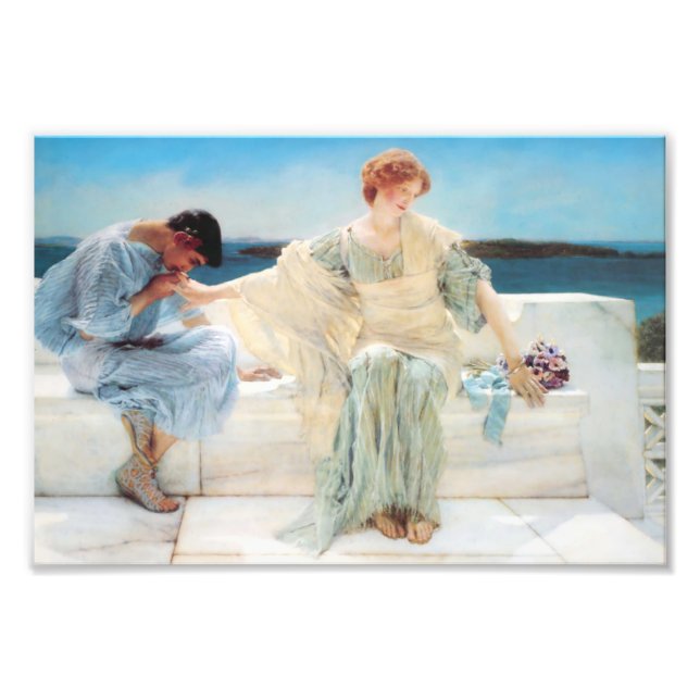 Lawrence Alma Tadema Fragte mich nicht mehr Fotodruck (Vorne)