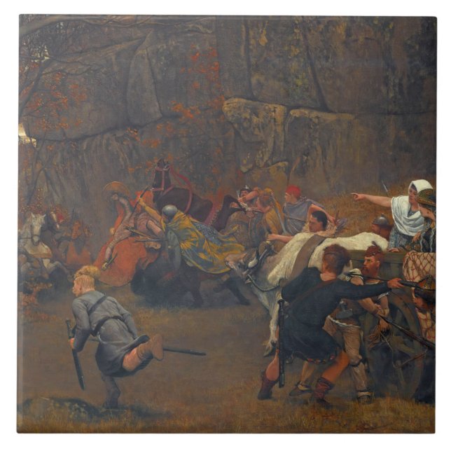 Lawrence Alma-Tadema - Gunthram Bose und seine Fliese (Vorderseite)