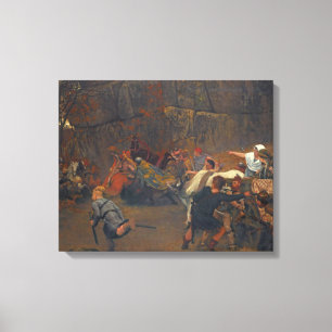 Lawrence Alma-Tadema - Gunthram Bose und seine Leinwanddruck