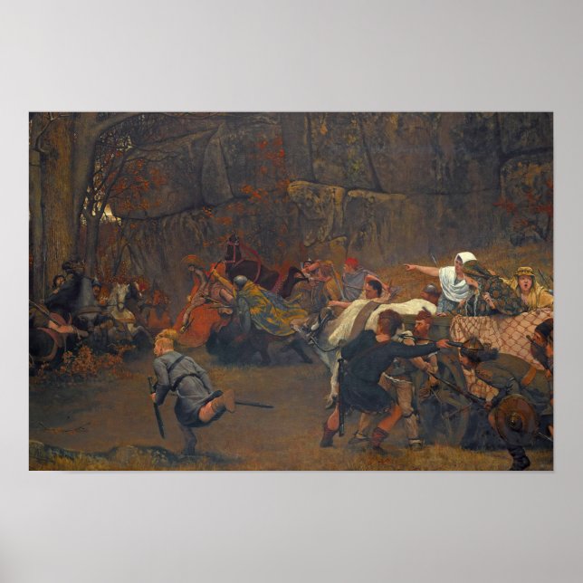 Lawrence Alma-Tadema - Gunthram Bose und seine Poster (Vorne)