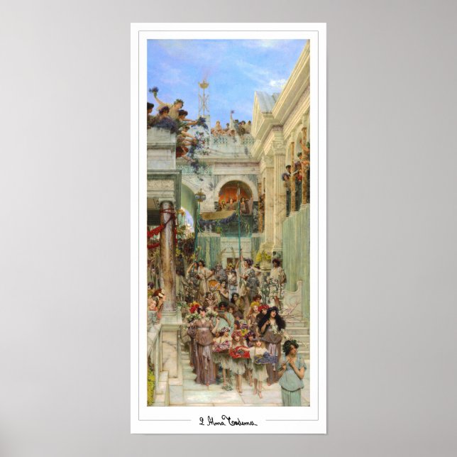Lawrence Alma-Tadema Zedign Art Poster #15 (Vorne)