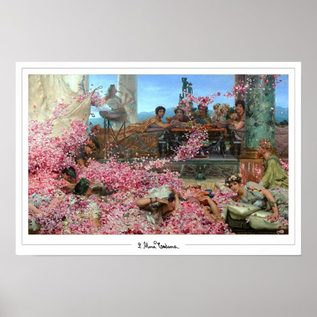 Lawrence Alma-Tadema Zedign Art Poster #162 (Vorne)