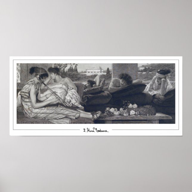 Lawrence Alma-Tadema Zedign Art Poster #331 (Vorne)