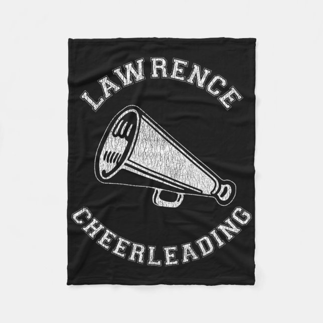 Lawrence Cheer gestresst Retro 90er Cheerleader  Fleecedecke (Vorderseite)