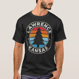 Lawrence Kansas KS Vintag Graphic Retro 70er T-Shirt