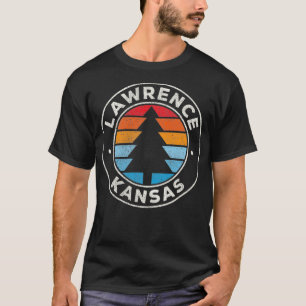 Lawrence Kansas KS Vintage Grafik Retro 70er T-Shirt