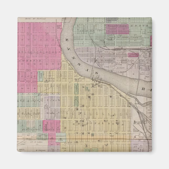 Lawrence, Kansas Magnet (Vorne)