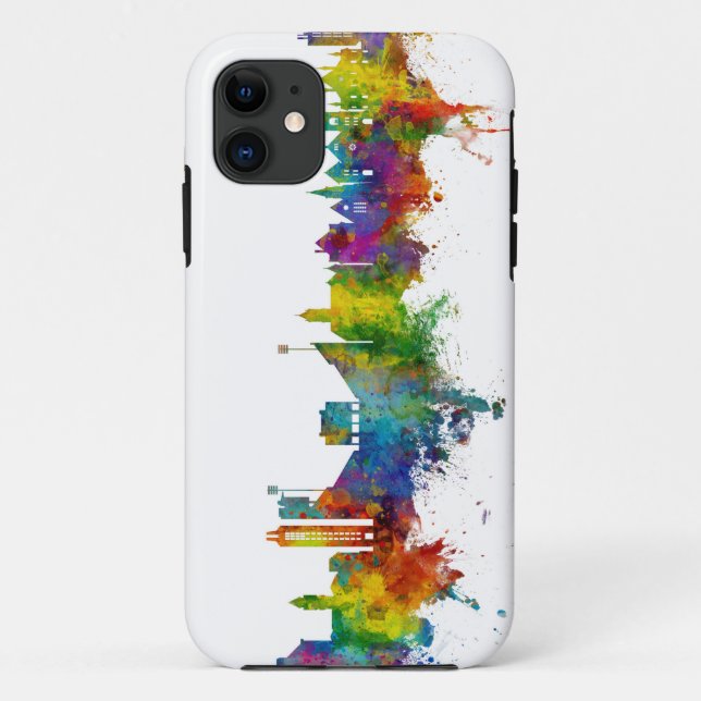 Lawrence Kansas Skyline Case-Mate iPhone Hülle (Rückseite)