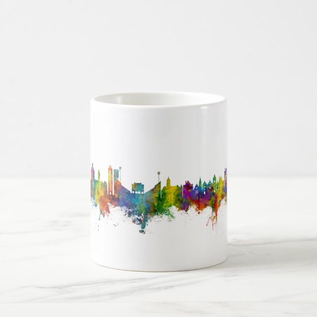 Lawrence Kansas Skyline Kaffeetasse (Mittel)