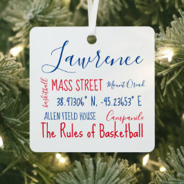 Lawrence Kansas U-Bahn Art Metal Ornament Aus Metall