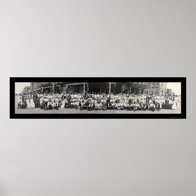 Lawrence KS Massacre Foto 1913 Poster (Vorne)