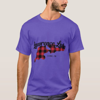 Lawrence Lake Ausflug MN Karo Oversized T-Shirt