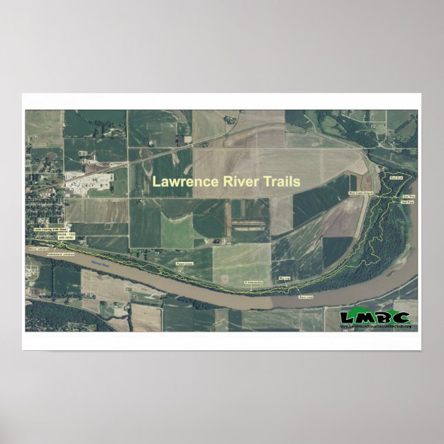 Lawrence River Trails Poster (Vorne)