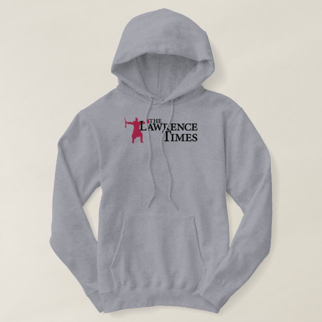 Lawrence Times Erwachsenenhuodie (nur vorne) Hoodie (Design vorne)