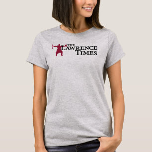Lawrence Times femme grau T - Shirt (nur vorne)