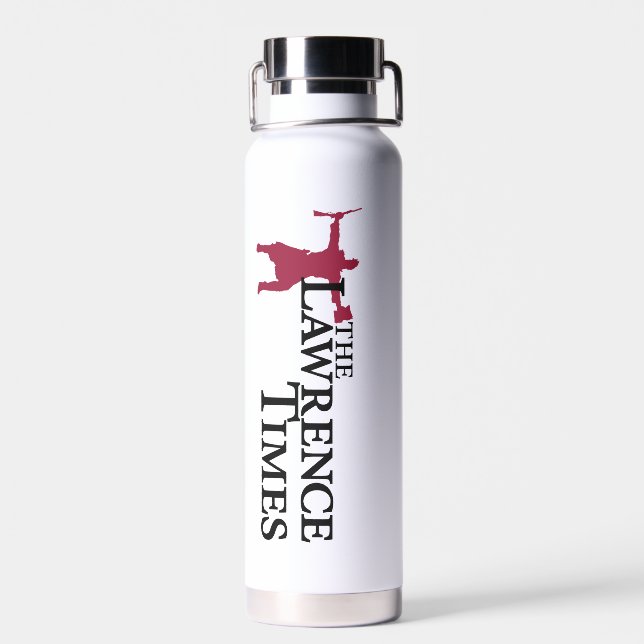 Lawrence Times Wasserflasche Trinkflasche (Rückseite)