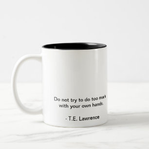 Lawrence von Arabien-Tasse Zweifarbige Tasse